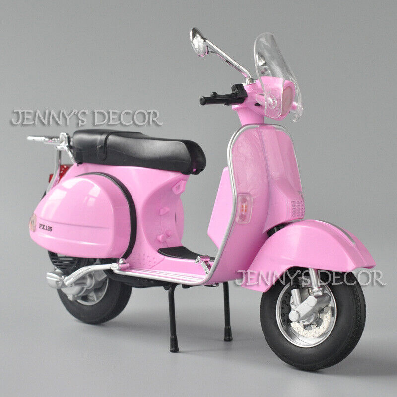 1:10 Scale Diecast Metal Motorcycle Model Toy Scooter Vespa 1:10 Scale Diecast Metal Motorcycle Model Toy Scooter Vespa