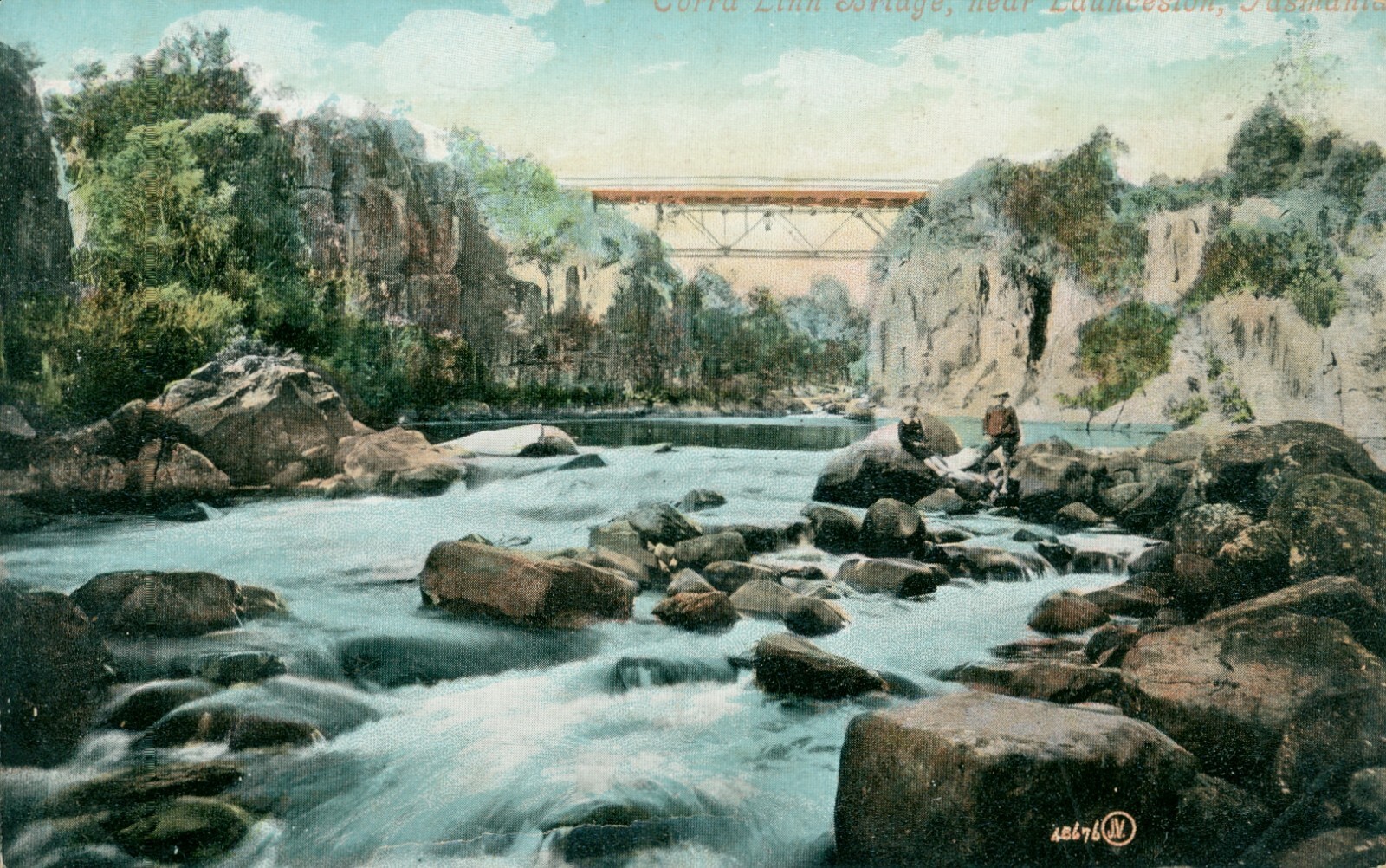 Corra Linn Bridge near Launceston, Tasmania, Australia (Valentine, no