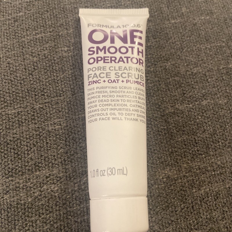 FORMULA 10.0.6 One Smooth Operator Pore Clear Face Scrub Zinc+Oat+Pumice 1 oz