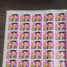 Elvis Presley 29 Cent US Stamp Sheet Mint 1993 Music Full Sheet USA
