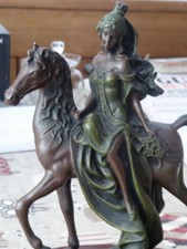 Lady on horse. The Juliana Collection.