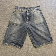 VTG Evisu Mighty Evisu Hand painted Daicock Selvedge Blue Jean Shorts 34 Japan
