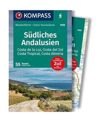 KOMPASS Wanderführer Südliches Andalusien, Costa de la Luz, Costa del Sol, Cos