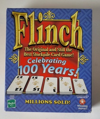 Vintage 2002 Hasbro Flinch: The Original Stockpile Card Game Complete In Box USA