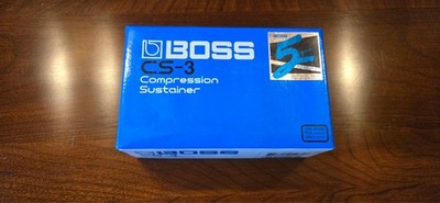 Boss CS-3 Compression/Sustainer Pedal For Electric Guitar Blue, BNIB