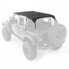 Smittybilt 94635 Extended Top Black Diamond for 10-18 Jeep Wrangler JK
