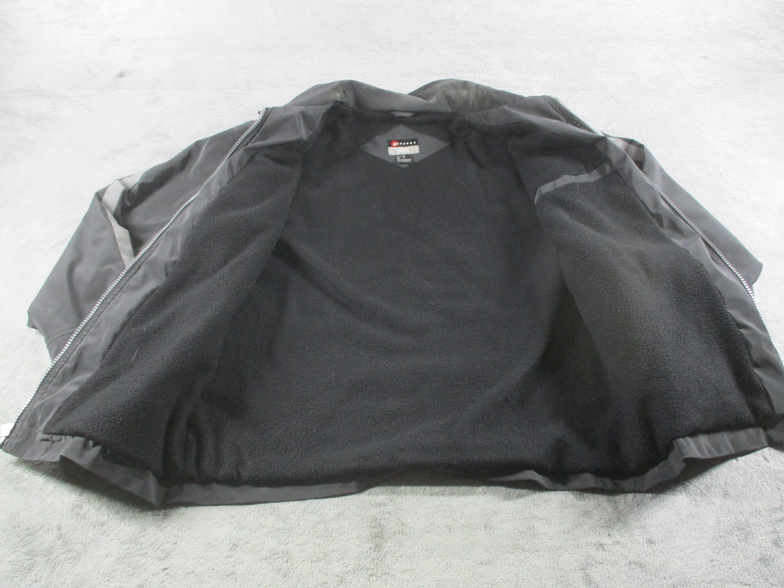 Utility Jacket Mens Medium Black Reflective Work … - image 6