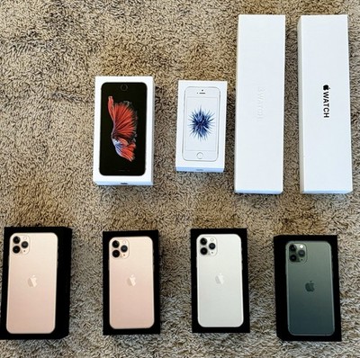 iPhone & Apple watch Empty Boxes In Exceptional Condition No iPhone