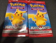 2022 McDONALD'S HAPPY MEAL POKEMON MATCH BATTLE 4 CARD PACK, SEALED Lot Of 2