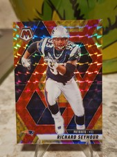 RICHARD SEYMOUR  /89 RED YELLOW CHOICE NEW ENGLAND PATRIOTS 2025 PANINI MOSAIC 