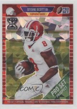 2021 Leaf Pro Set Metal Red Crystals 49/50 Stevie Scott III #84 a8r
