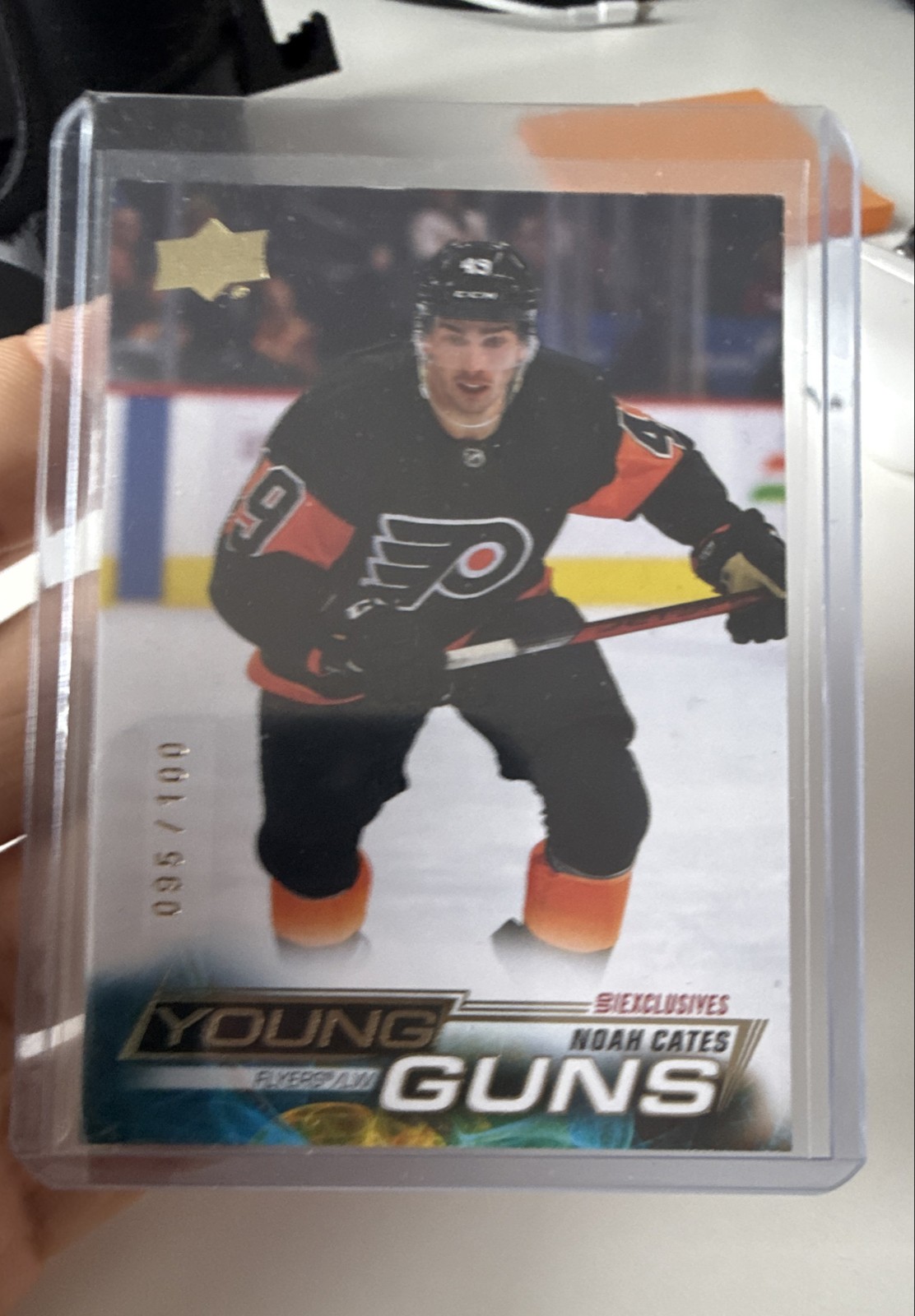2022-23 Upper Deck Series 1 - Young Guns Noah Cates #249 UD Exclusives /100 (RC)