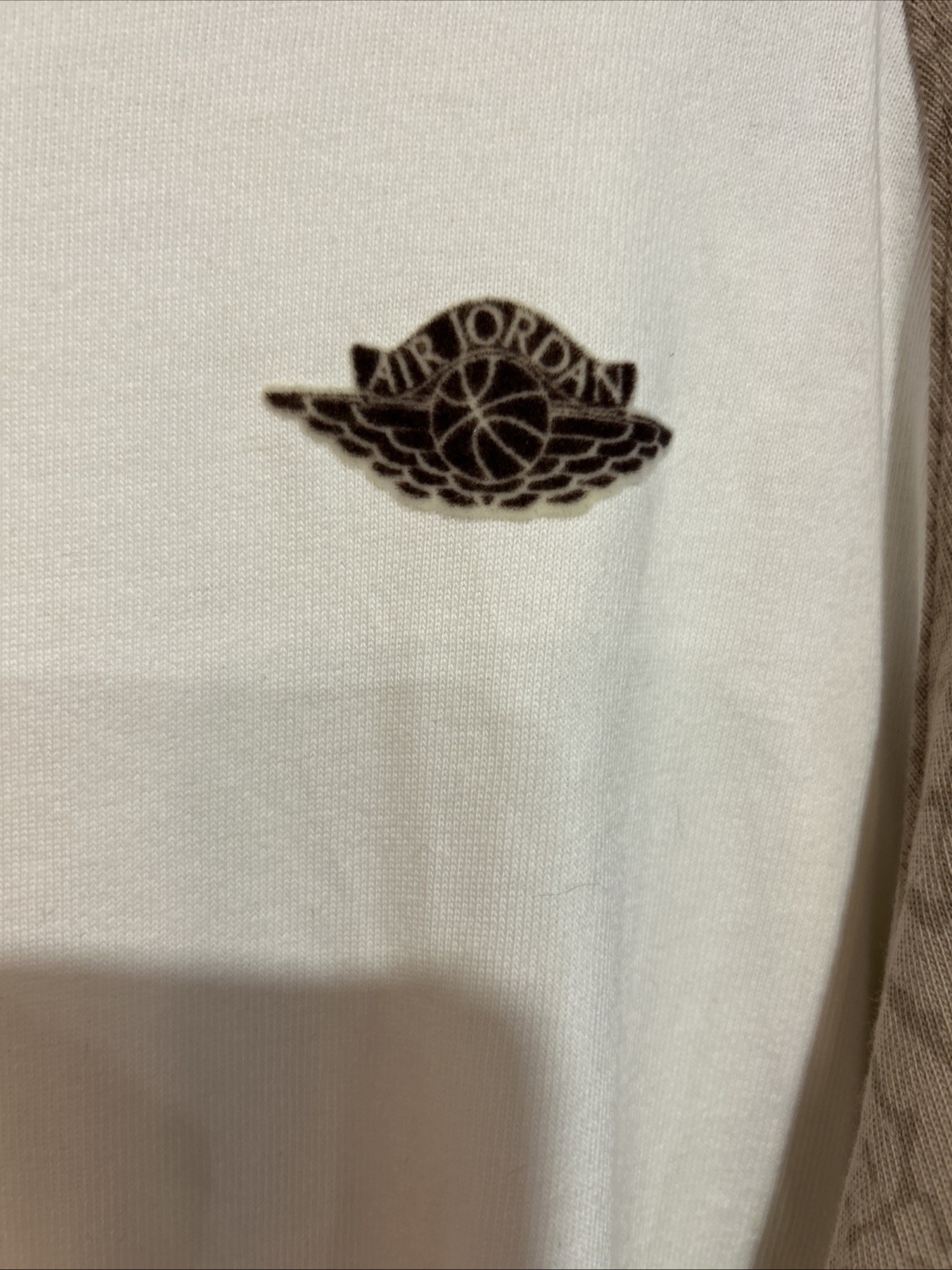 Air Jordan Classic Collectible Long Sleeve Raglan Sweater Shirt, Size 2XL, Rare image 3