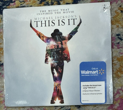 Michael Jackson This Is It CD 2009 Epic Records    NEW    Sealed VP walmart excl