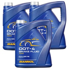Bremsflüssigkeit MANNOL DOT-4 Bremse Brems Flüssigkeit 3x 5,25 kg DOT4 ISO 4925