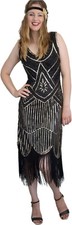 Yummy Bee - 1920er Jahre Flapper Kleid Damen - Gatsby Kleid Gr: L