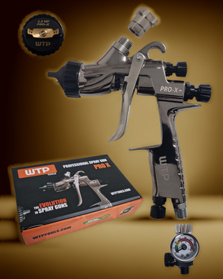 Spray Paint Gun Automotive PRO X 1.3 MP WTP TOOLS Clear Coat Base Color