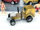Vintage Johnny Lightning Topper 1971 Gold Big Rig - Parts Car!