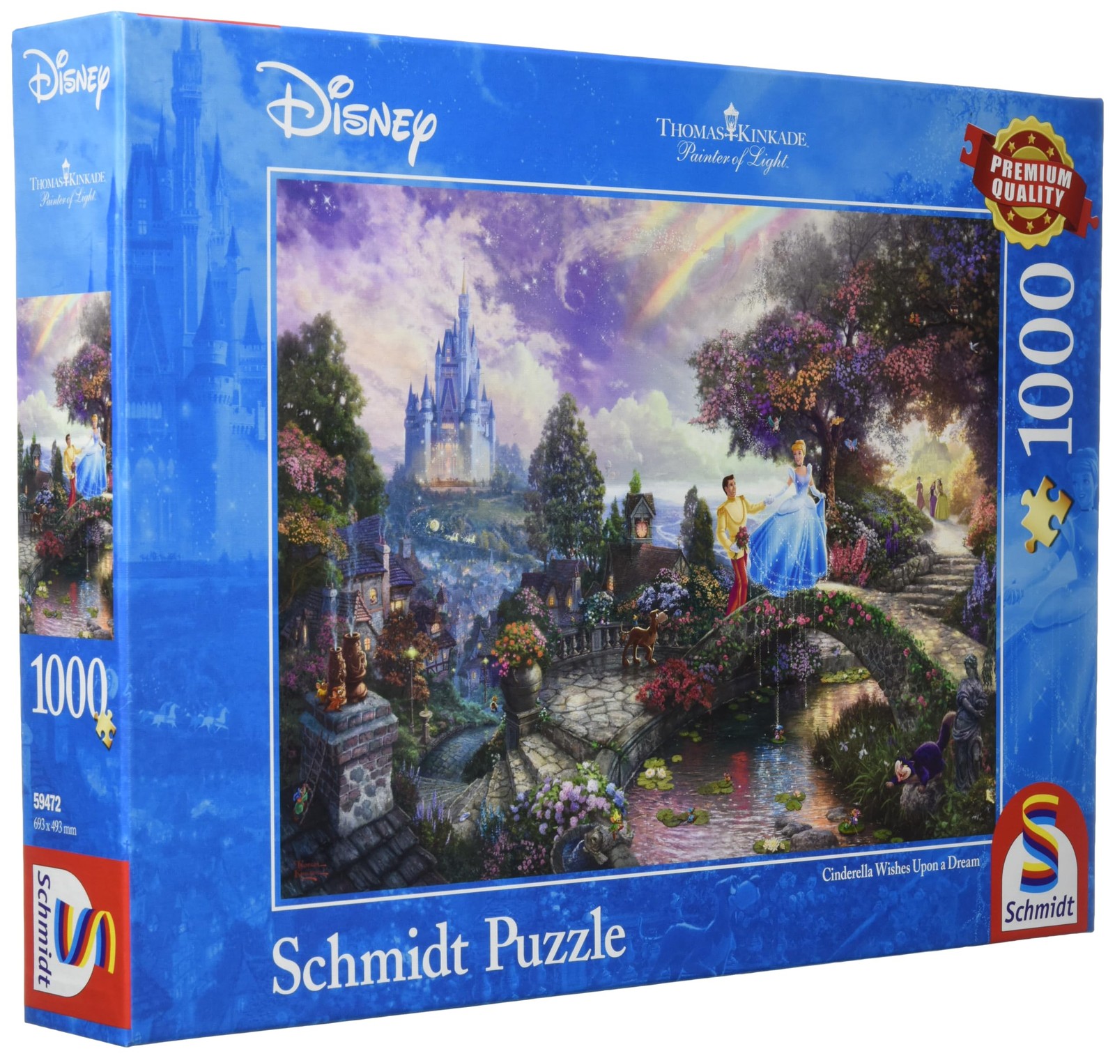 Schmidt Spiele 59472 Thomas Kinkade Disney Cinderella 1000 Teile Puzzle 6390₽