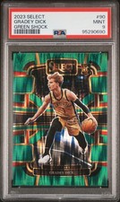 2023 PANINI SELECT GREEN SHOCK #90 GRADEY DICK PSA 9