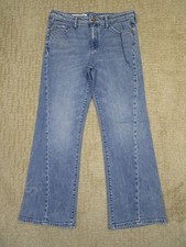 Pilcro and The Letterpress Jeans Women 29 Blue High Rise Flared Pants Light Wash