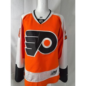 Reebok Philadelphia Flyers Claude Giroux 28 Womens Hockey Jersey M M Orange#197
