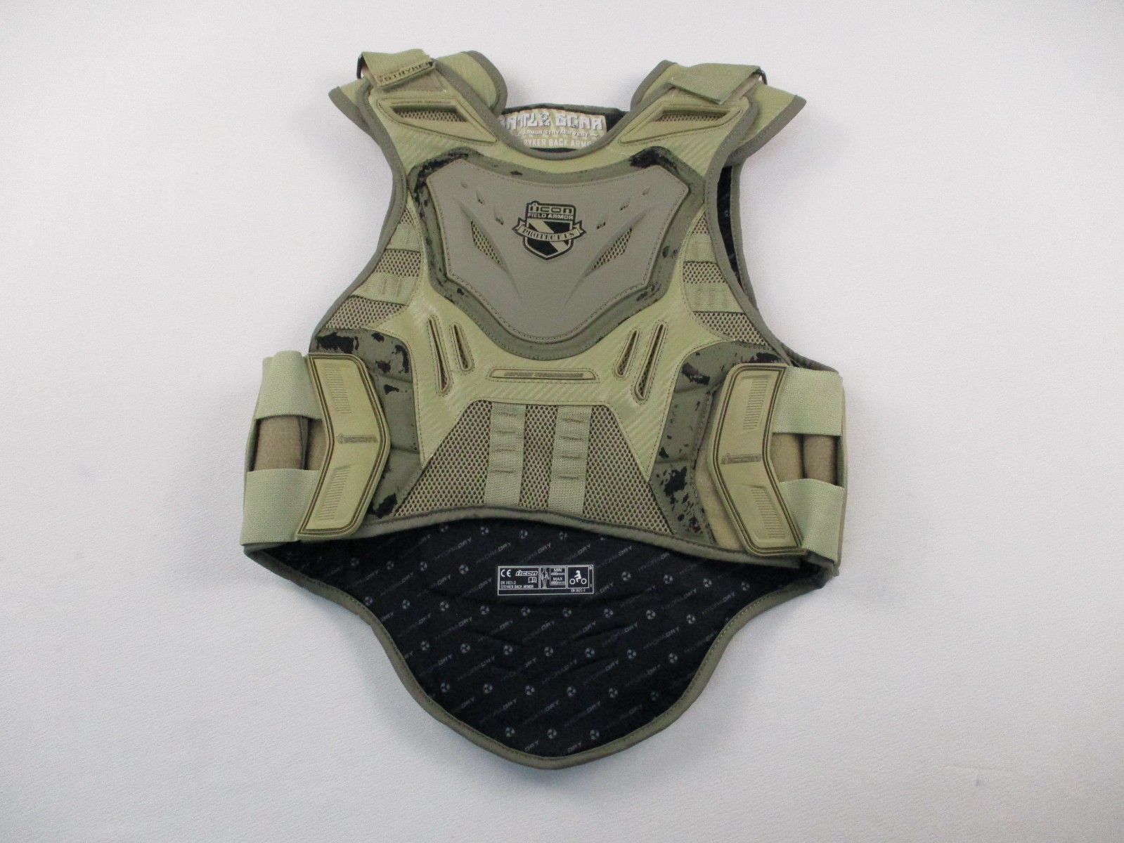 Icon Field Armor Stryker Series Motorcycle Protective Vest Small Beige