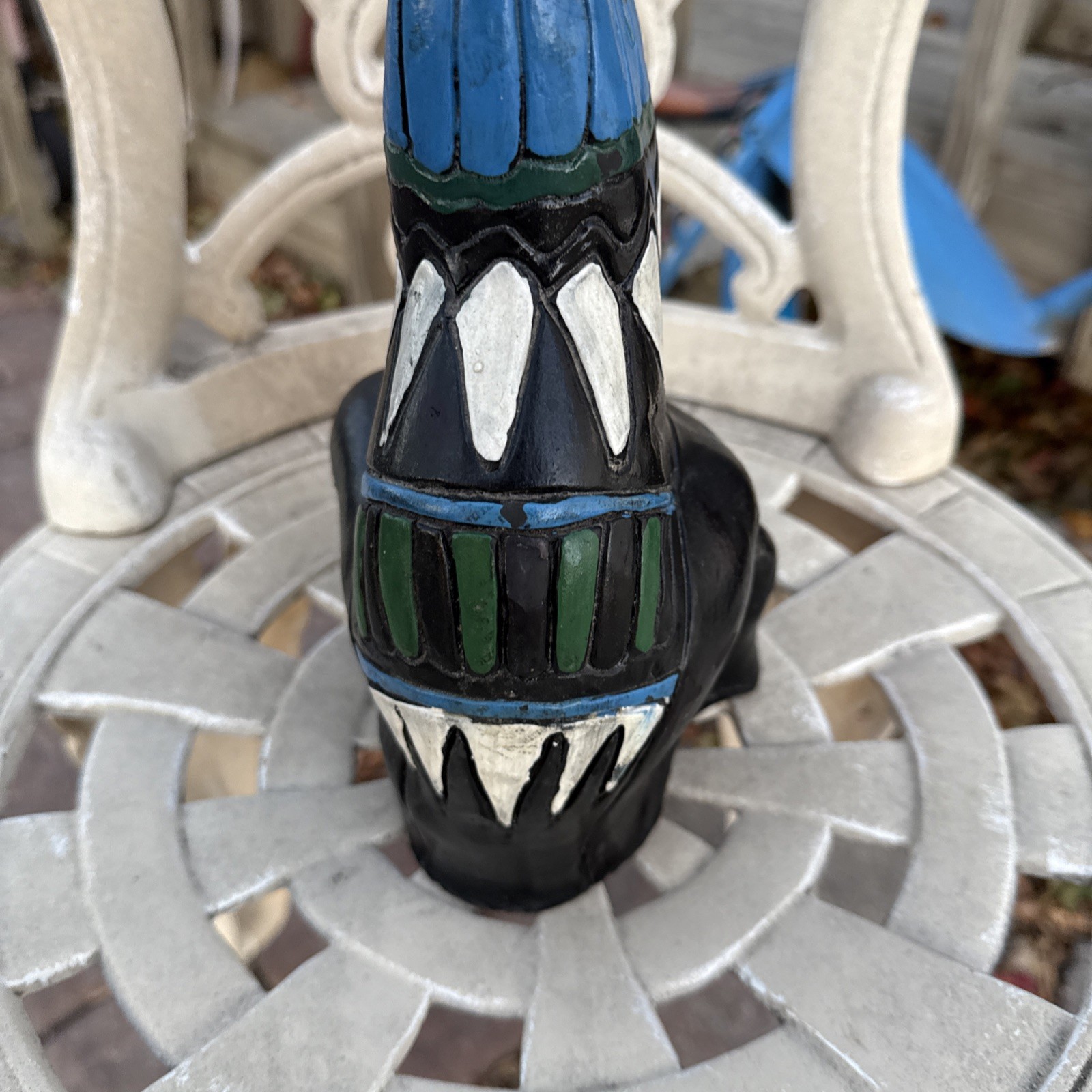 Vintage Manuel Felguerez Mid Century Modern Abstract Cat Art Sculpture 12 inches