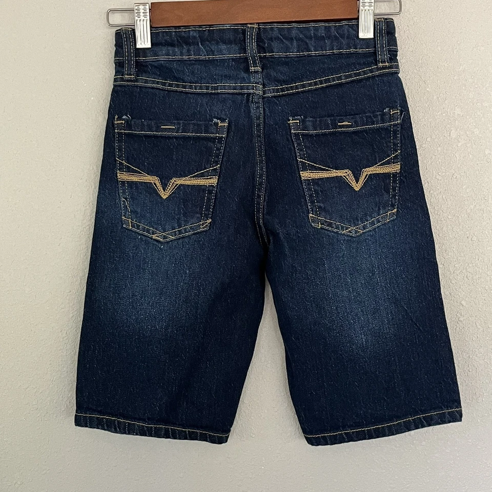 Guess Girls Denim Jean Shorts Bermuda Medium Wash Casual Size 10 - Image 3 of 4