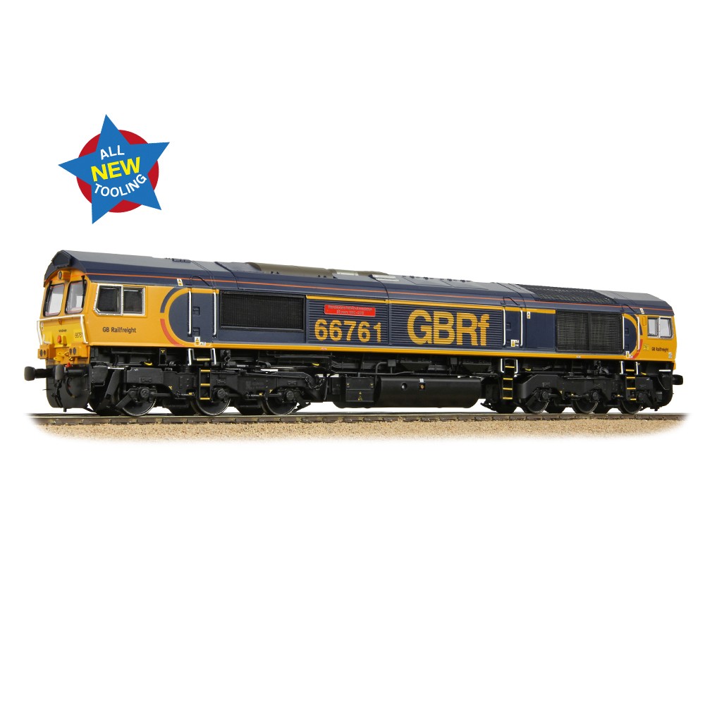 Bachmann 50-003 Class 66/7 66761 'Wensleydale Railway Association' GBRf Europ...