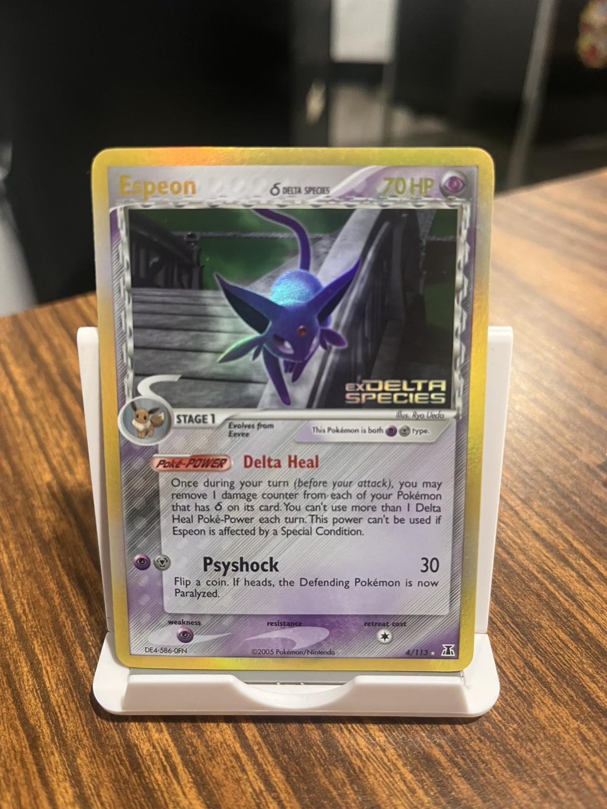 Espeon - 4/113 Delta Species Holo Rare Pokemon - NM