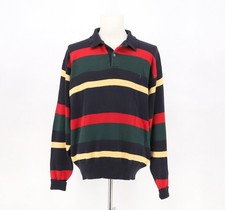 Vintage Polo Ralph Lauren Men's Striped Knit Sweater Polo Colour Block Size XXL
