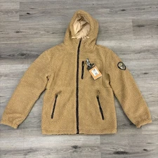 The North Face Tan and Brown Jacket L