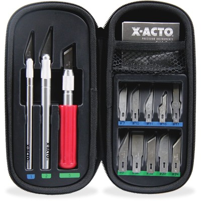 Compression Basic Knife Set 3 Knives 13 Blades Soft Carry Case 17 Count