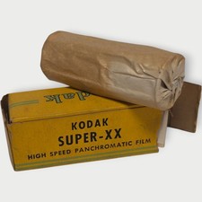 VINTAGE Kodak Super-XX 120 Film Expired 1950 IN BOX DISPLAY