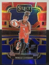 Moriah Jefferson 2024 Panini Select WNBA #92 Prizms Red and Blue #/399
