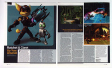 Image of Ratchet & Clank Up Your Arsenal Vintage Magazine Game Preview May 2004