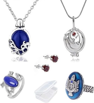 5 Stück Vampire Diar.s Halskette Katherine Ohrringe Elena Gilbert Cosplay Modesc
