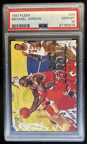 1997-98 Fleer Michael Jordan #23 Bulls PSA 10 GEM MINT