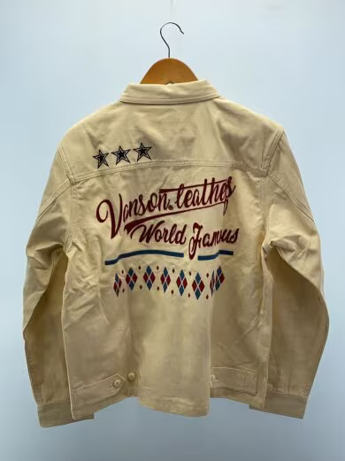 VANSON/Jacket/M/Polyester/IVO/Solid - image 2