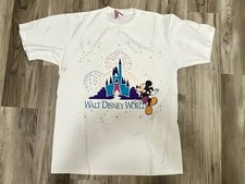 Vtg 80  s Disney Designs Walt Disney World T-shirt Minnie Mouse Made In USA Large