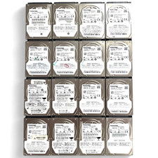 [LOT OF 16] Toshiba 250GB 2.5" SATA Laptop Hard Drives Mixed Models HDD TESTED