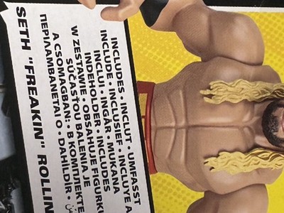 Mattel WWE Knuckle Crunchers JFK77 Rebound Ring Seth Rolling Jointed