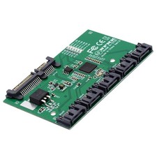 SATA 3.0 Splitter - 1 to 5 Ports Adapter, HUB Converter, PM Multiplier, Port ...