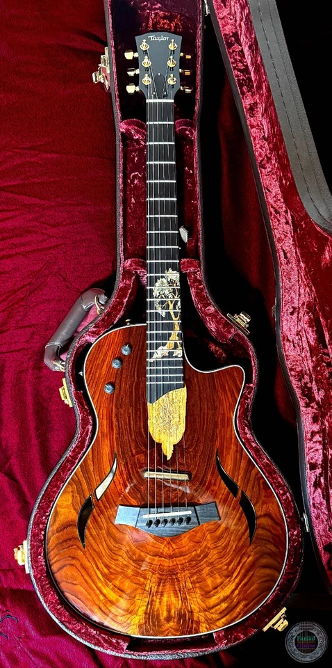 Guitarra Taylor T5z Thinline ((RARA)) Personalizada Koa Cuerpo Hueco con Estuche 2023 Foto 2 de 4