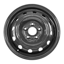 15x4 12 hole Refurbished Steel Wheel Painted Black