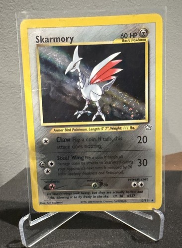 Pokemon TCG - Skarmory 13/111 Neo Genesis  Holo Rare WOTC 1999 