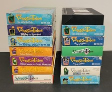 VeggieTales VHS Tapes - Lot of 14 One Missing Sleeve Veggie Tales