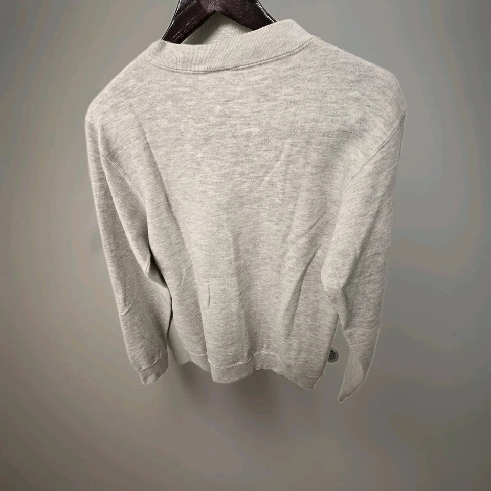 Винтажная молодежная толстовка Miami Hurricanes Crewneck XL серая сделано в США - Изображение 2 из 4