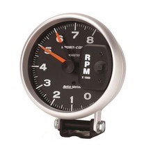 Autometer 3980 Sport-comp Tachometer 5 8k Rpm Pedestal W Red Line